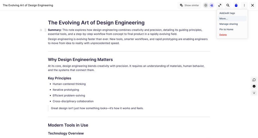 Fabric
			 document management knowledge base ui page example