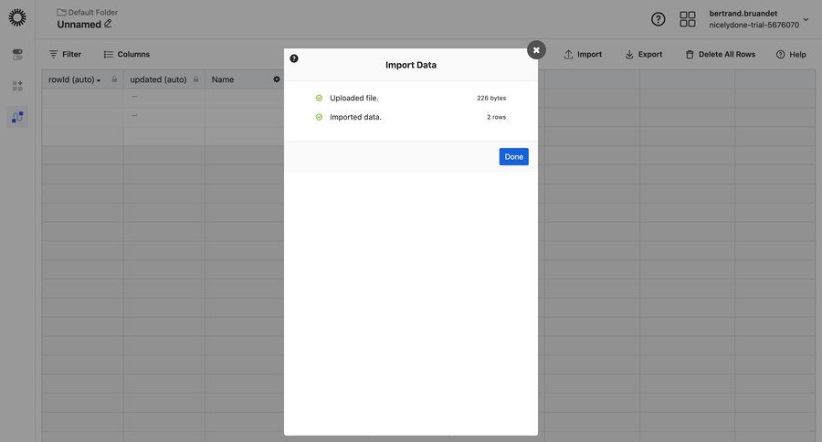 Okta
			 data management workflow automation data import ui page example