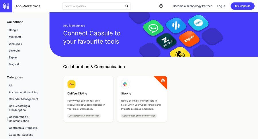 Capsule
				list ui page example