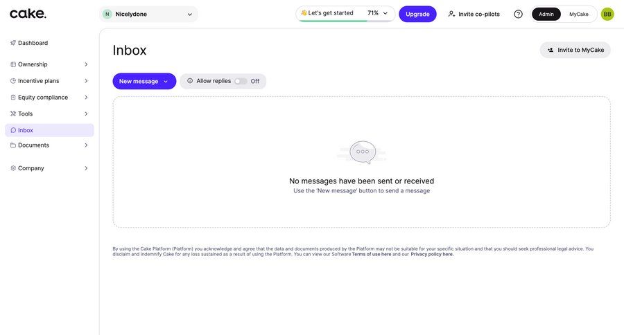 Cake
				empty state ui page example