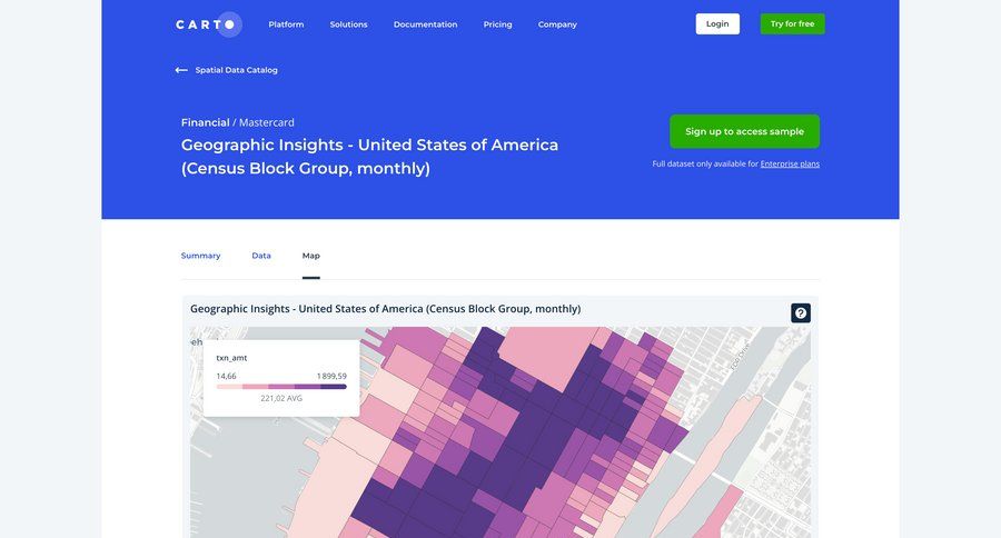 Carto
			detail page maps insight maps interactive map location map world map route map map view ui page example