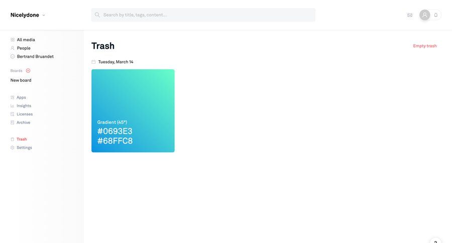 Playbook
			collection product page trash & archive data management content management sidebar navigation sidebar junk ui page example