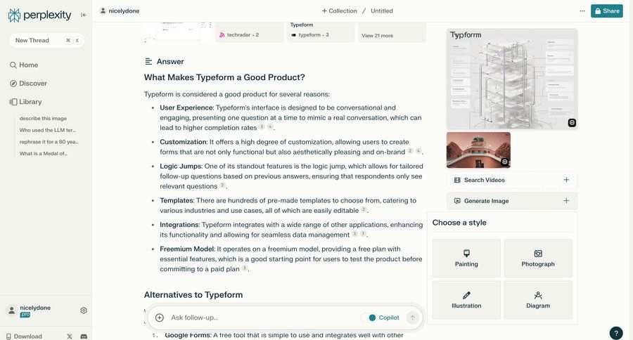 Perplexity
			 sidebar navigation artificial intelligence content sharing content recommendation right sidebar sidebar alternatives modern conversational ui page example