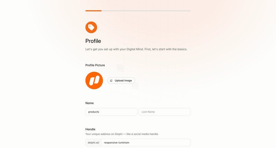 Delphi
			 onboarding form account creation profile settings file upload user account upload image ui page example
