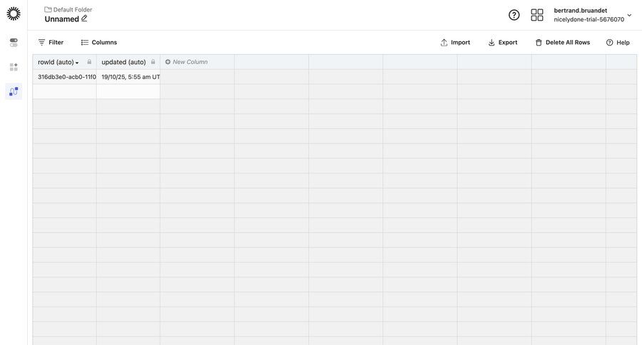 Okta
			 data management workflow automation data grid ui page example