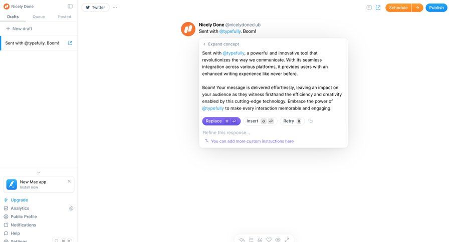 Typefully
			        ux ui design