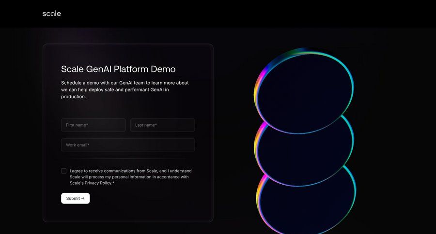 Scale
				form ui page example