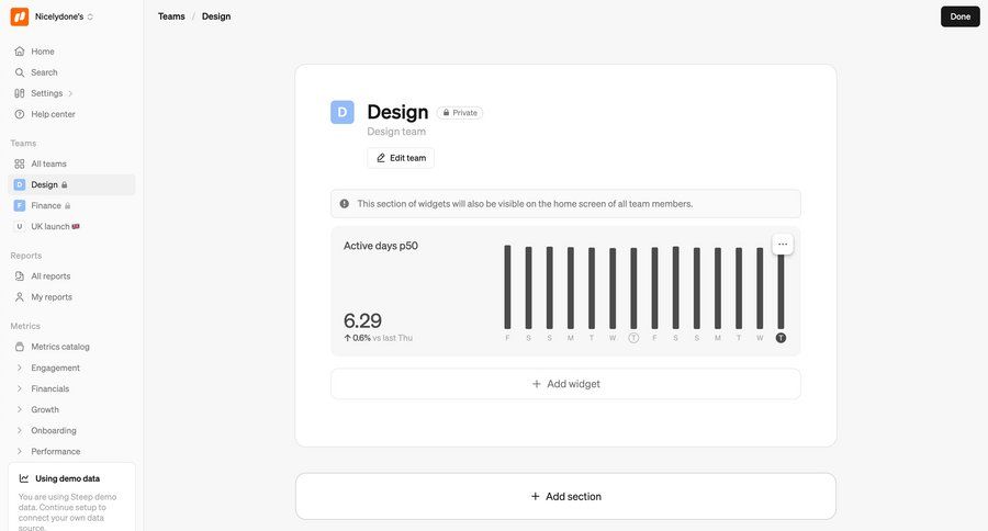 Steep
			navigation team team collaboration dashboard sidebar navigation onboarding navigation menu navigation bar menu navigation links data visualization navigation buttons ui page example