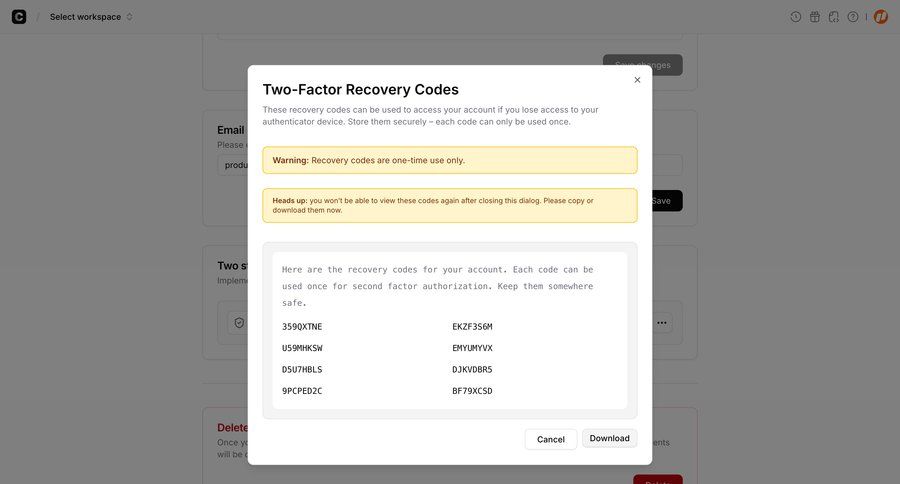 Chatbase
				multi-factor authentication (mfa) ui page example
