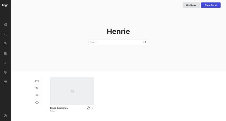 Lingo
			 dashboard sidebar navigation grid onboarding sidebar menu ui page example