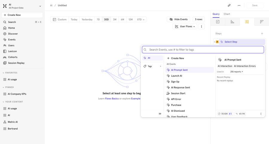 Mixpanel
			 empty state illustration ui page example