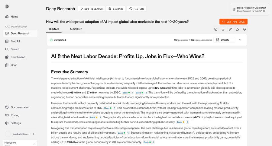 Parallel
			 dashboard artificial intelligence download ui page example