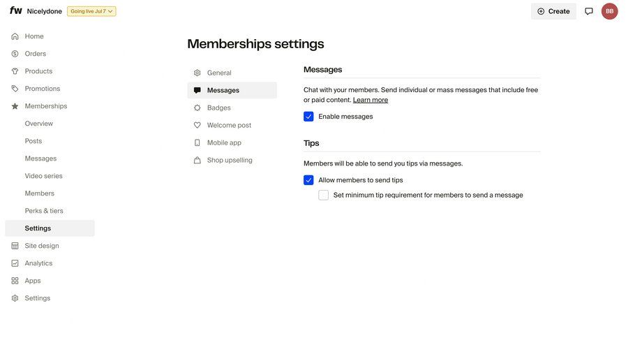 Fourthwall
			settings form team settings collection settings settings sidebar navigation sidebar communication ui page example