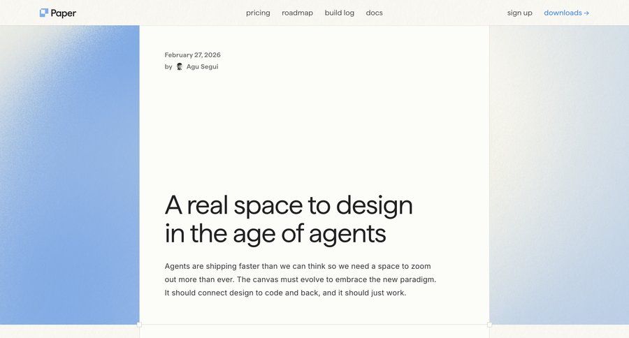 Paper
				article ui page example