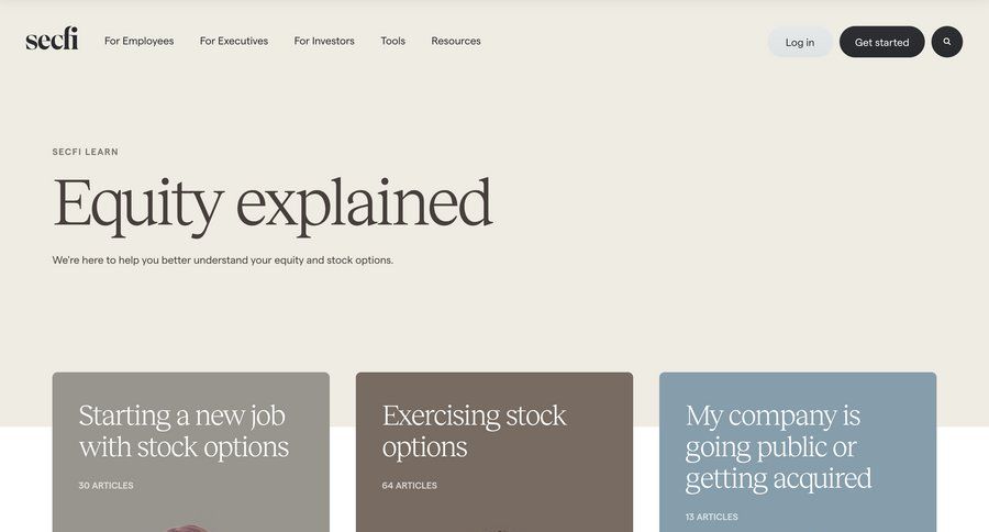 Secfi
			article company resources education program editorial blog post news article article feature article case studies suggestion ui page example