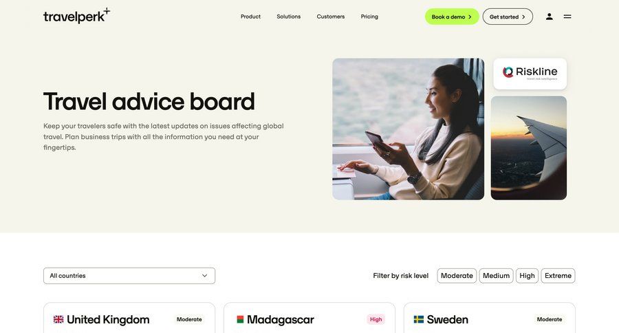 Travelperk
				list ui page example