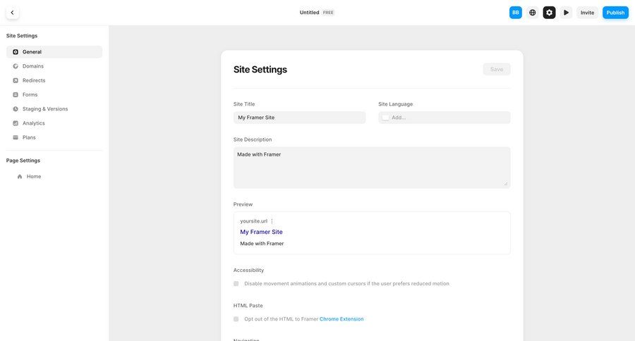 Framer
			 content management configuration settings sidebar navigation form file upload save changes sidebar security chrome extension setup upload file accordion analytics ui page example