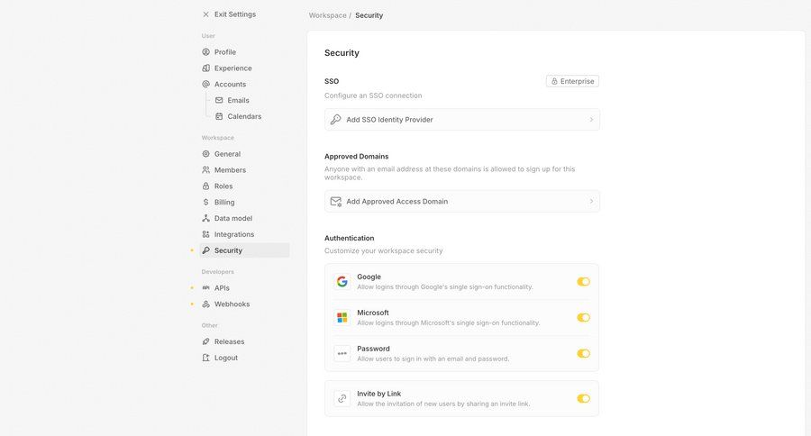 Twenty
			settings workspace settings security settings configuration settings sidebar navigation authentication sidebar security ui page example