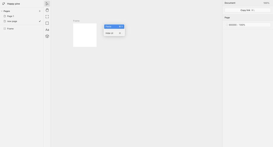 Paper
				settings ui page example