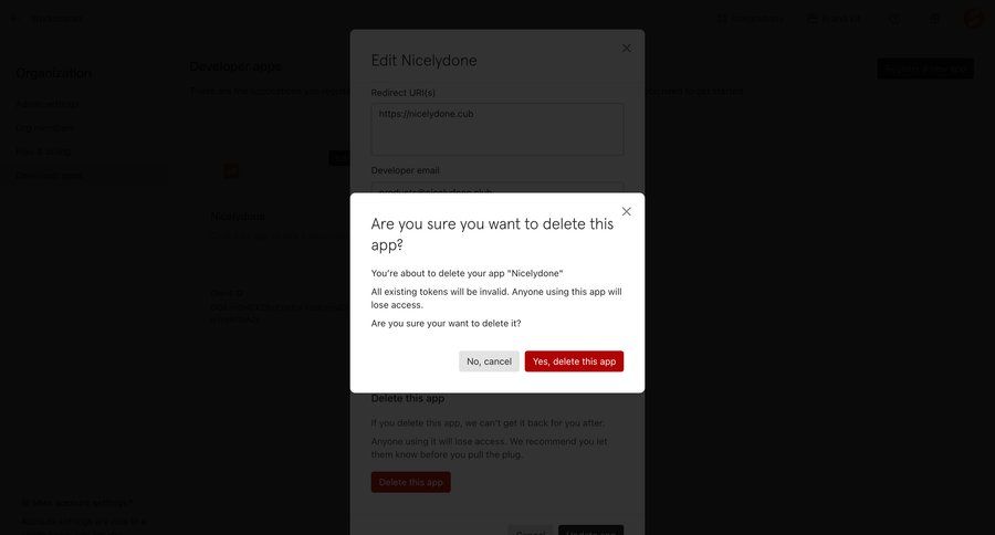 Typeform
			 api management ui page example