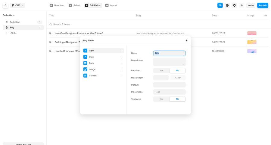 Framer
			content editor edit item settings data management content management configuration sidebar navigation form blog management content management system sidebar table ui page example