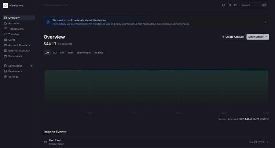 Increase
				home page example