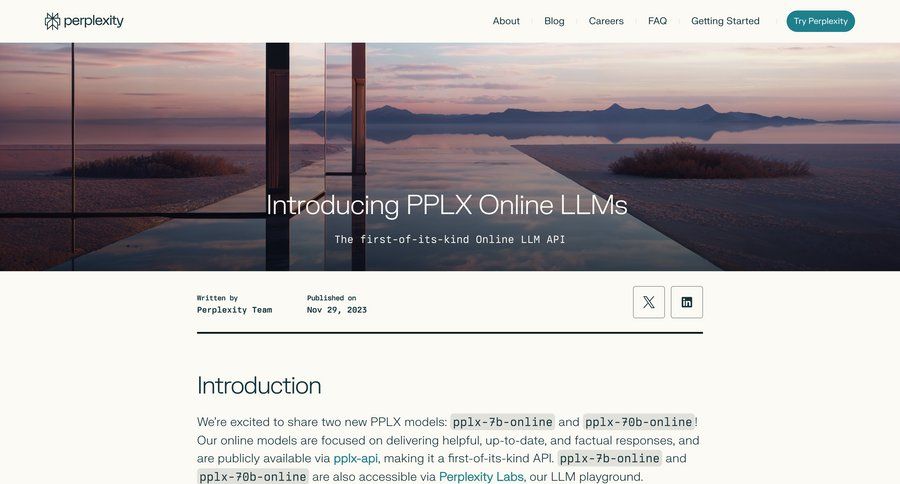 Perplexity
			 editorial blog post news article article feature article press release offline mode search results news feed ui page example