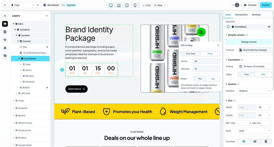 Instant
			 content management e-commerce sidebar navigation editor typography wysiwyg color palette sidebar modern settings modal ui page example