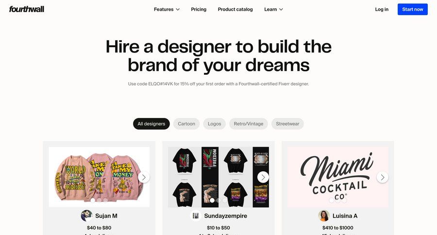 Fourthwall
				community ui page example