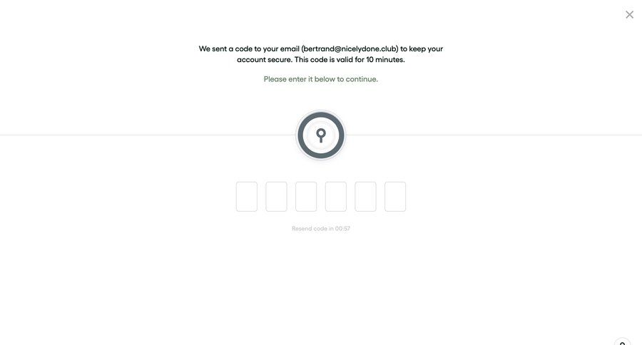 Bonsai
			multi-factor authentication (mfa) account security authentication security mfa ui page example