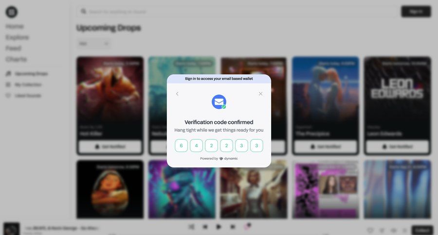 Sound.xyz
			           ux ui design