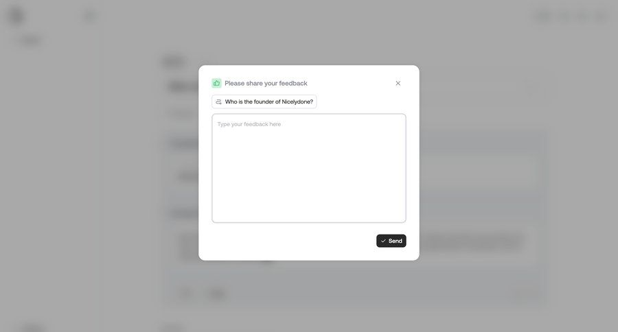 Qatalog
			modal & popover share feedback modal screen form feedback collection user feedback ui page example