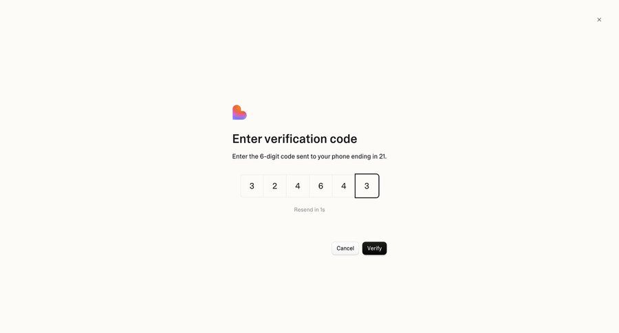 Lovable
			 form user authentication modal dialog authentication cancel action login security modern ui page example