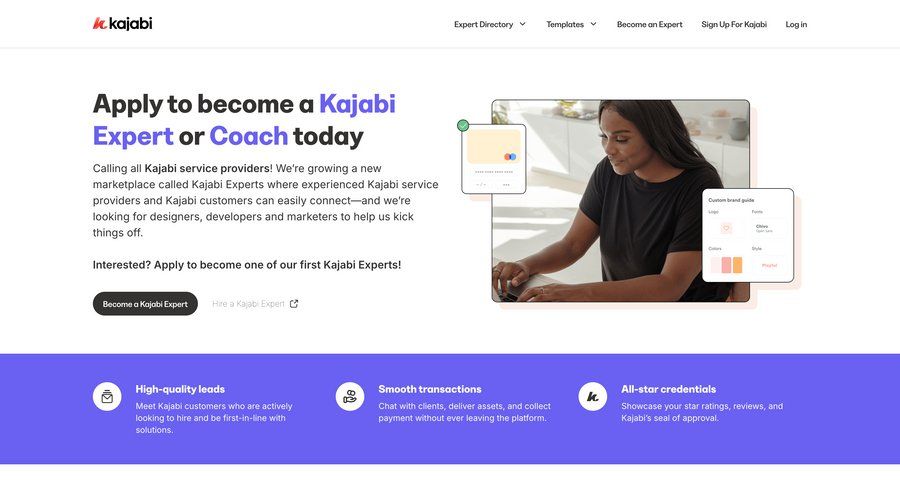 Kajabi
			form application download form virtual assistant call transcript desktop download mobile media assets marketing website design transcript ui page example