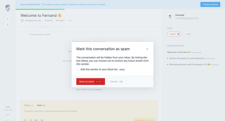 Fernand
			 email management email inbox management communication ui page example