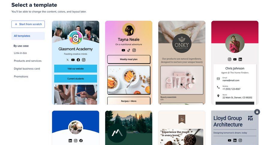 Bitly
			 grid finance design templates template selection content hierarchy setup on boarding cards ui ui page example
