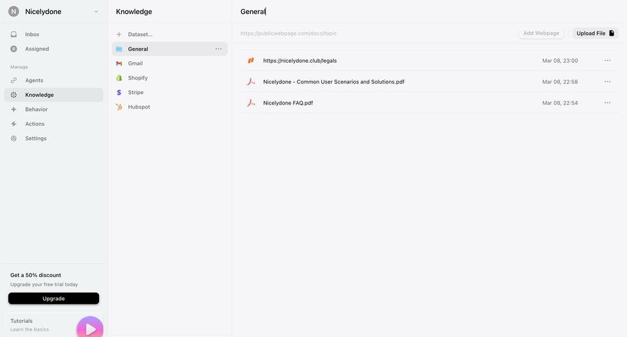 Lemni
			 content management sidebar navigation onboarding account setup file upload file management knowledge base content sharing full-screen layout knowledge management call intelligence sidebar menu upload file tips ebooks trainings tip ui page example
