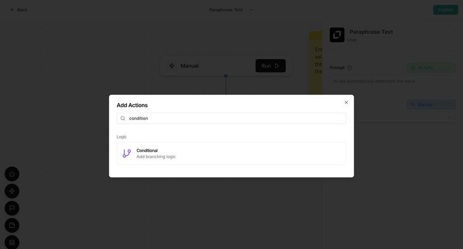 Leap
			   ux ui design