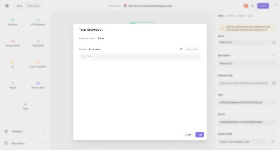 Tines
			 configuration editor code editing integration ui page example