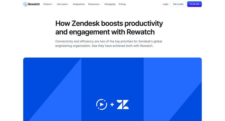 Rewatch
			 customer success testimonials case studies customer stories b2b saas global search ui page example