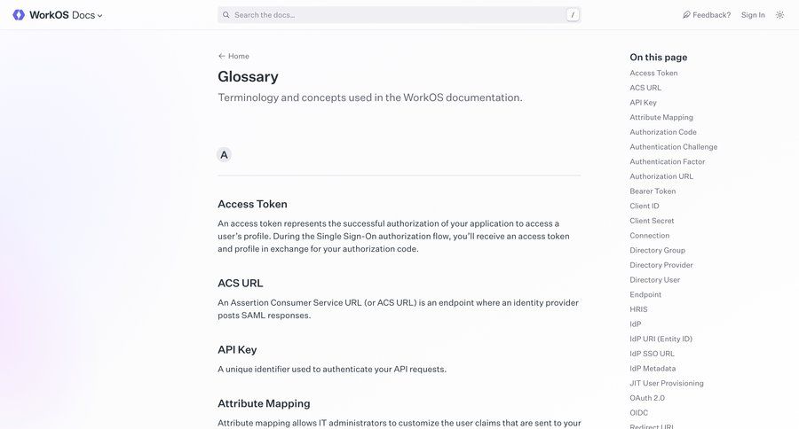 WorkOs
			 location map route map documentation docs ui page example