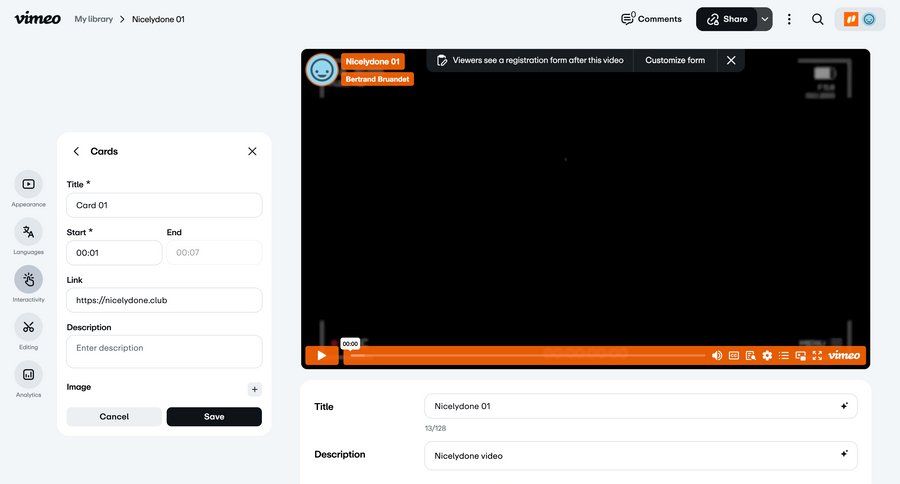 Vimeo
			 modal screen content management form cancel action ui page example