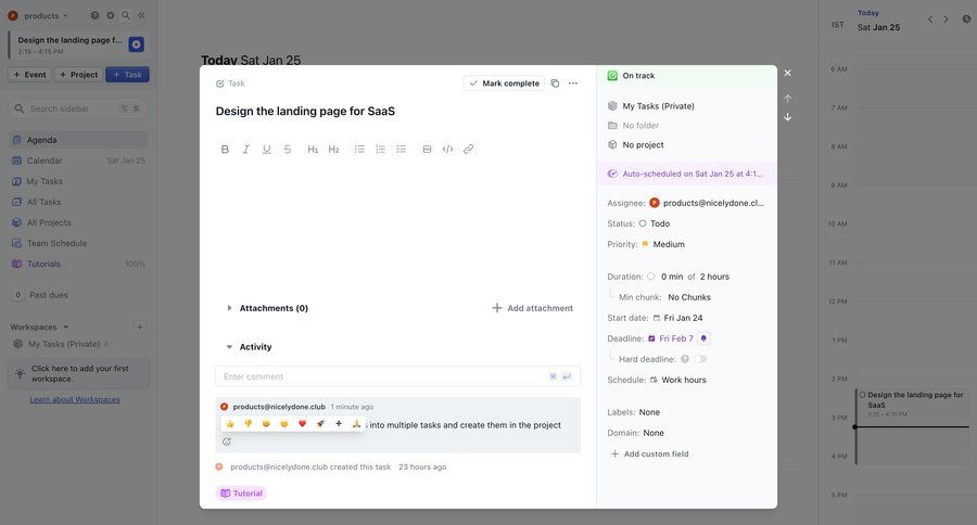 Motion
			 task management collaboration project management task completion attachment product details information page detail view item details info view menu recent activity social feed newsfeed activity stream ui page example
