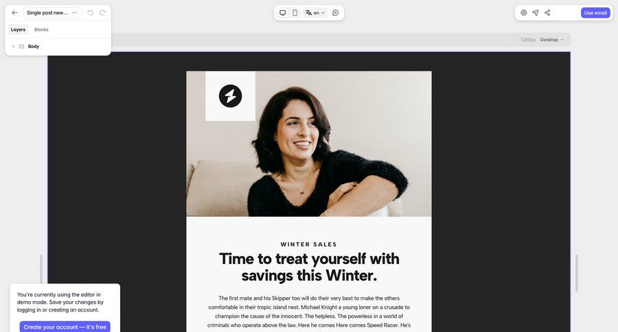 Tabular
			 e-commerce account management editor account creation user account login log in ui page example