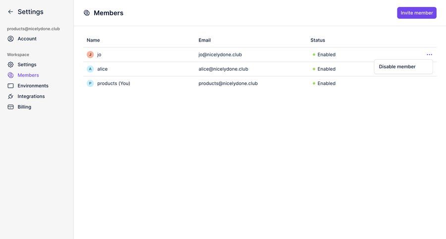 Dopt
			remove teammate sidebar menu settings user management table sidebar navigation account management workspace settings table headers user data user access control ui page example