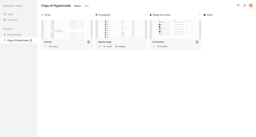 Workflow
			 task management dashboard sidebar navigation project management workflow management kanban board issue tracking ui page example