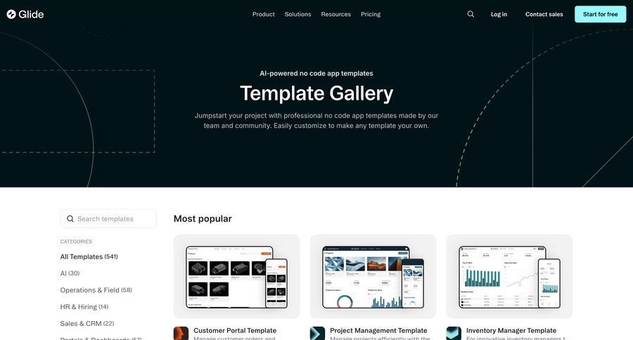 Glide
				list ui page example