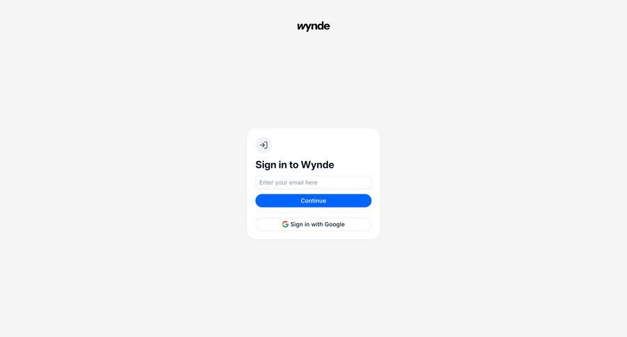 Wynde
			     ux ui design
