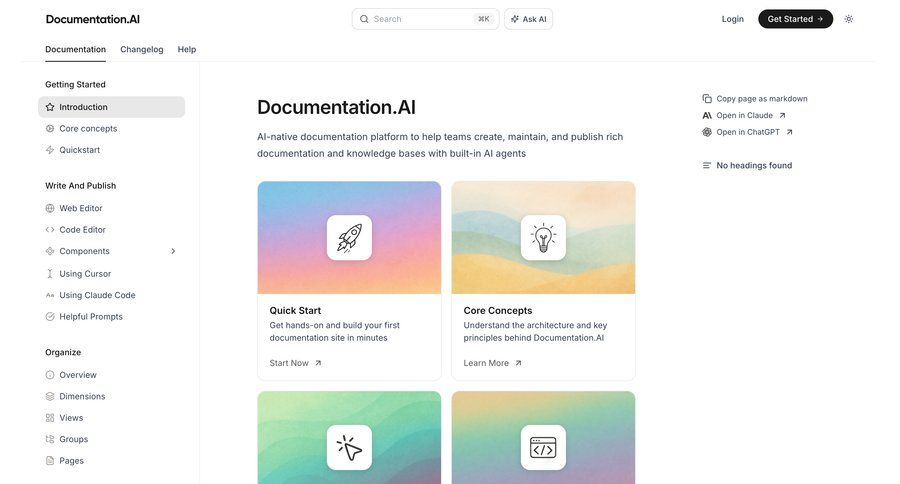 Documentation.AI
				documentation ui page example