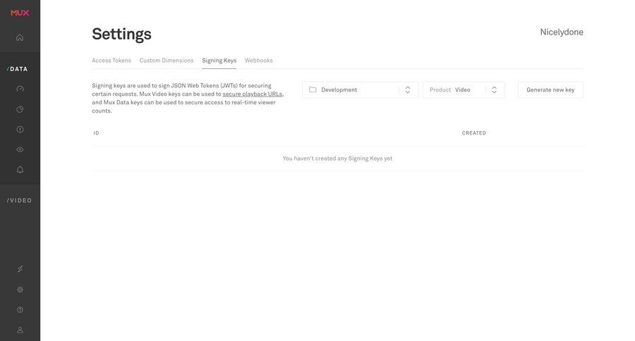 Mux
			 authentication user account sidebar settings form security access control configuration dropdown filters data analytics api security real-time editing ui page example